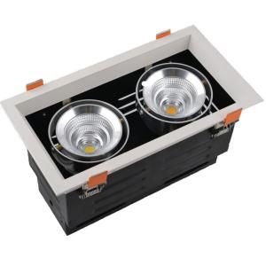 Buy cheap Retrofit Recessed Cob Led Ceiling Downlights , Waterproof Twins LED Spot from wholesalers