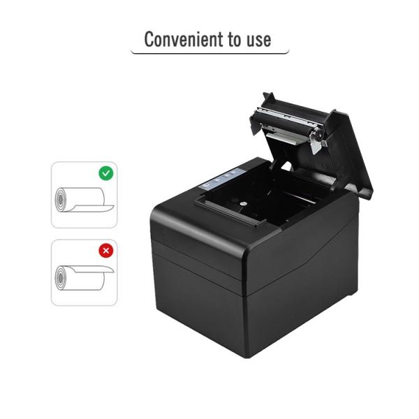 2 In 1 80mm Thermal Printer User Friendly Barcode Receipt Printer With USB BT