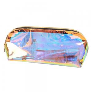 China Rainbow Transparent Large Mens Hanging Wash Bag Laser Holographic Clear PVC Iridescent wholesale