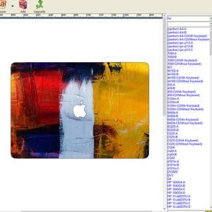 Daqin Full Body Screen Guard Laptop Skin Making Machine Software ODM