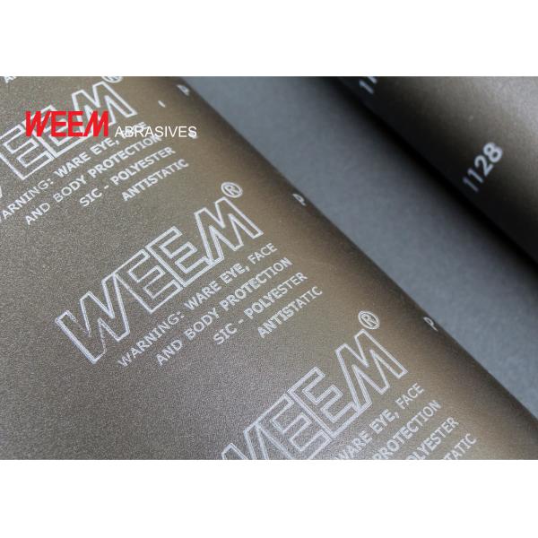 SILICON CARBIDE Z-WEIGHT POLYESTER CLOTH JUMBO ROLL – RAW MATERIAL FOR WIDE SANDING BELT CONVERTING
