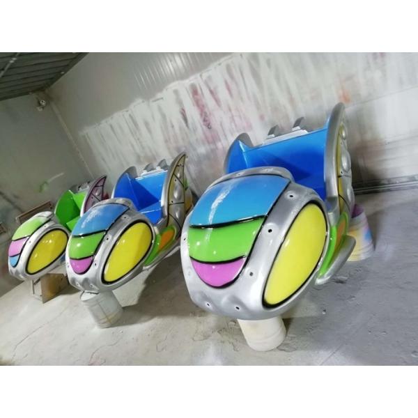 Space Shuttle Shape Kiddie Roller Coaster Marked With Modern Interchange Track