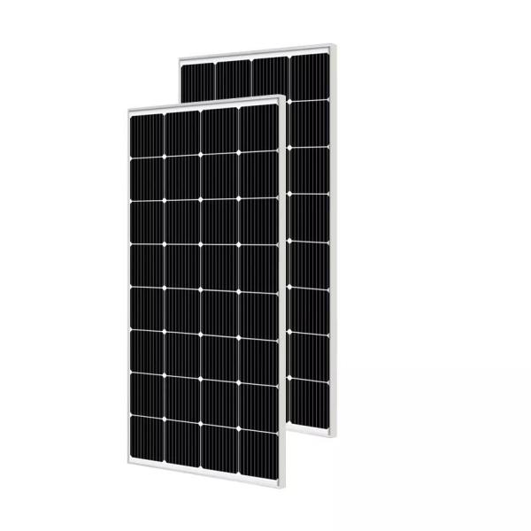 180W Mono Solar Panel Glass PV Module For Boat Yacht Roof Home