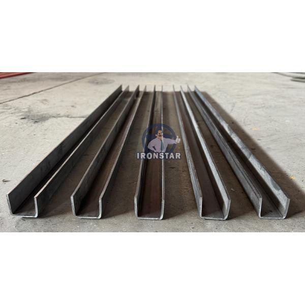 35*15mm and 35*30mm 10 Ga 2 sizes in 1 U purlin roll forming machine in America