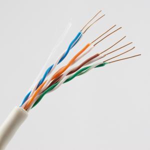 China CCA Conductor 0.45 Solid 4 Pair Cat5e UTP Cable wholesale