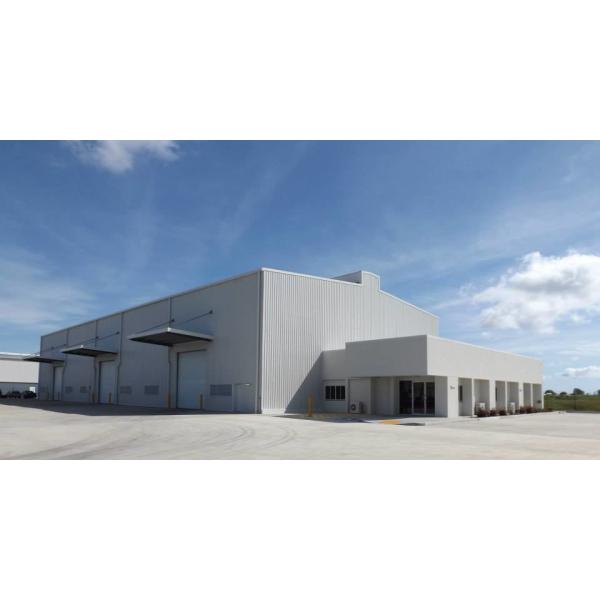 Process Industrial Portal Frame PEB Structure Workshop Building ISO Standard