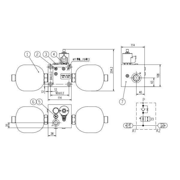 350bar Pilot Operated Pressure Relief Valve pilot oil resource valve