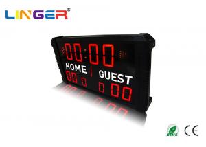 China Compact Wireless Electronic Basketball Scoreboard Time And Score And Period Function wholesale