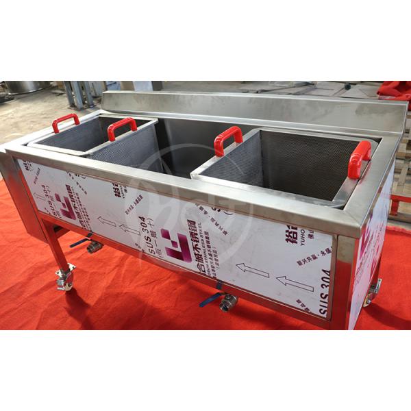 Small Capacity Manual French Fries Frying Machine Electric Heating 9kw Power