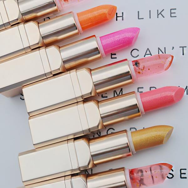 Plant IOS Transparent 2.5g Color Changing Lipstick 8*2cm