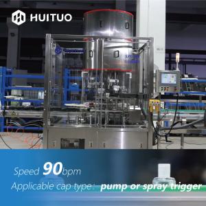 Automatic Bottle Capping Machine For Liquid Detergent Pump Or Spray Trigger