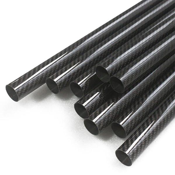 Plain Weave 3K Carbon Fibre Tube CNC Machining For Cleaning Equipment
