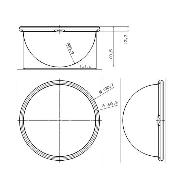 Wp Haton, Beko Intermediate Proofer Round Cups For Tray Hole Diameter 191mm