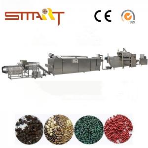 China 120-150kg / Hr Pet Food Extruder Machine Electric Power Automatic Fish Feed Machine wholesale