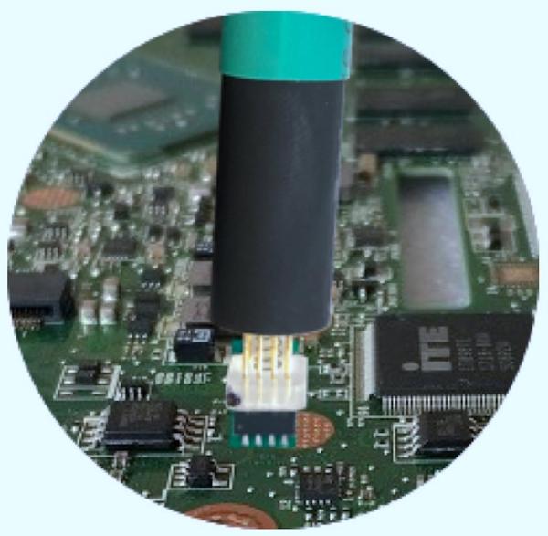 Quality QFN/WSON  POGO PIN ADAPTER  6*5mm IC with guide cap for in board programmer computer repairing tool for sale