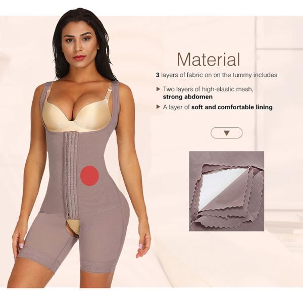 HEXIN Compression FAJAS Adjustable Abdominal Control Shapewear for Women Body Shaping