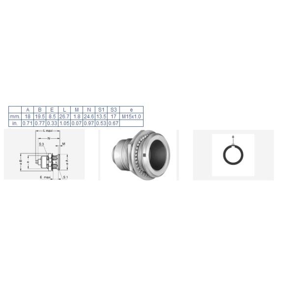 Low Voltage 2B Connector Male And Female 10 Pin Lemo Connector FGG EGG