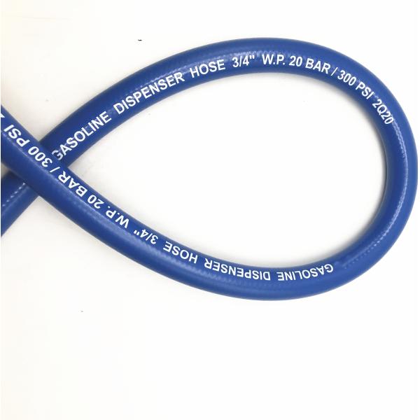 Gasoline Rubber Transport Fuel Dispenser Hose 33/4 Inch Smooth