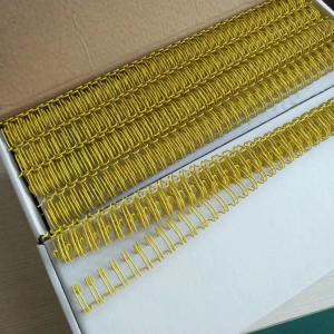 China 1-1/8 28.6mm 2:1 Pitch Double Ring Metal Wiro Nylon Coated Double Wire Binding Ring wholesale