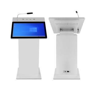 350nits Interactive Digital Podium Smart Educational Equipment FCC RoHs