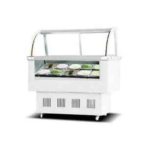 China Dust Proof Ice Cream Display Freezer , Power Saving Ice Cream Display Unit wholesale