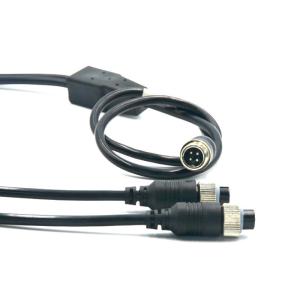 Buy cheap Vehicle Video / Audio M12 4 Pin Backup Camera Cable OD 5.0mm from wholesalers