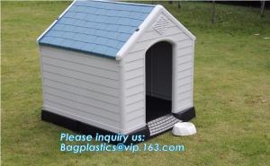 China Wholesale luxury pet kennel igloo dog bed house, dog/cat/pet house/large wooden plastic dog house, waterproof pet house wholesale