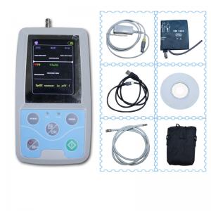 with oximeter probe 24h Digital Ambulatory Automatic NIBP+ Pulse Rate+ Oximeter probe Blood Pressure Monitor PM50