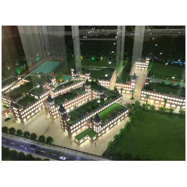 Foreign Language School Scale Model 1:150 Campus Model Classical Style