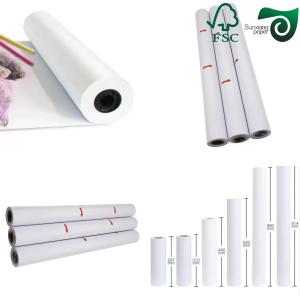 45gr 48gr Plotter Paper For Garment Cutting Patterns 2" Core Available In 72" 86