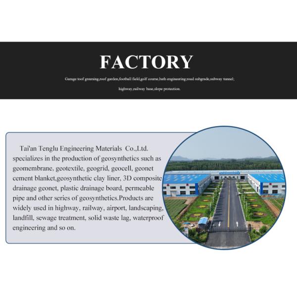 Green Roof Water Storage and Drainage Cell Mat Board for Conservancy in Traditional Design