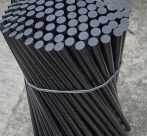 China custom 1~40 mm diameter solid carbon fiber rods pultruded carbon rods cfrp material made in China wholesale