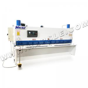 China Hydraulic guillotine shearing machine with E21S, QC11K-16×3200 hydraulic shearing machine manufacturers wholesale