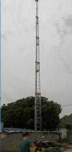 China 110 kv transmission tower aluminum tower light weight portable lattice tower antenna tower telescopic aerial mast wholesale