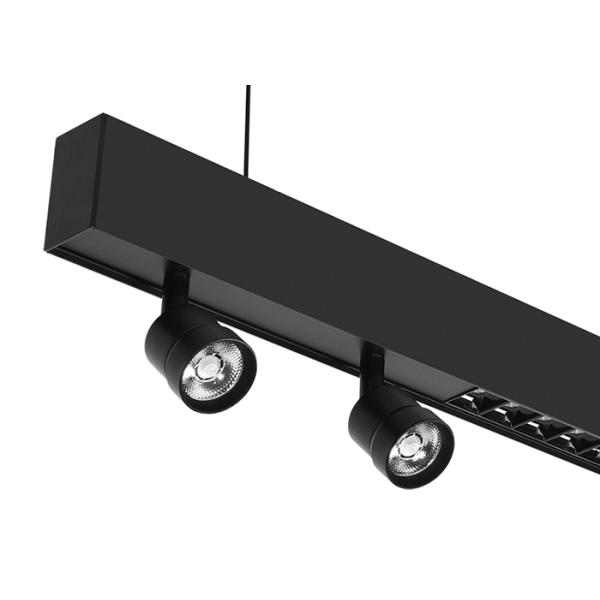 Office Linear Led Pendant Chandeliers 36w CRI82