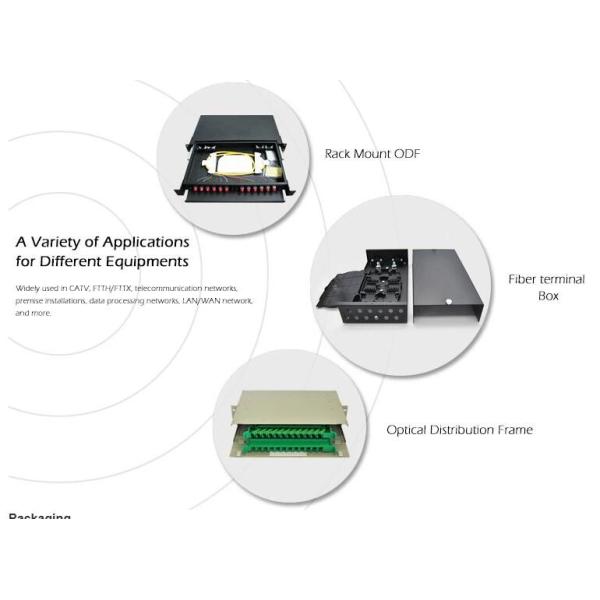 Flat Ribbon FC/PC SM G657A2 G652 Fiber Optic Pigtail