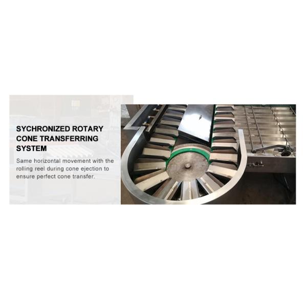 Multifunctional Roll Sugar Cone Making Machine Fully Automatic