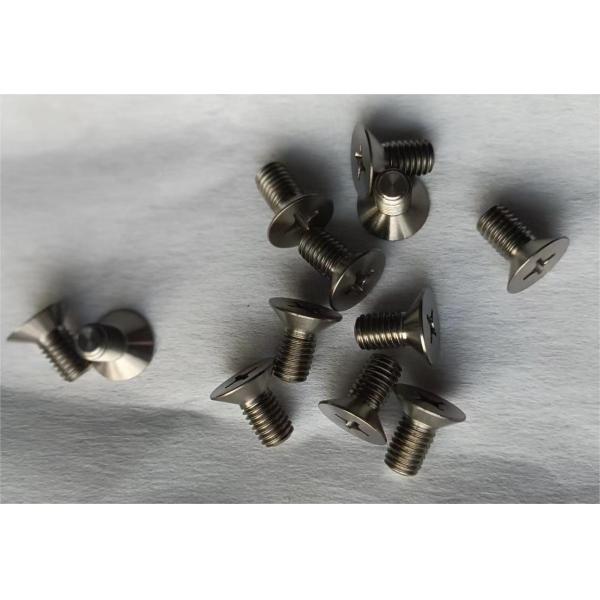 Gr1 Gr2 Gr3 Gr4 Gr5 Titanium Flat Head Phillips Screws Forging Or Drawing