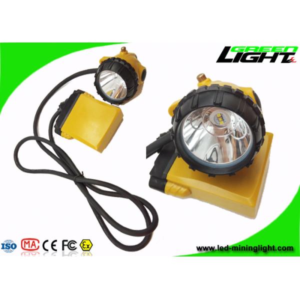 GL12-A 25000lux Mining Hard Hat Headlamp IP68 Waterproof 10.4Ah Low Power Warning