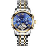 SS Strap 40mm Automatic Mechanical Watch 3BAR Multi Function With Calendar