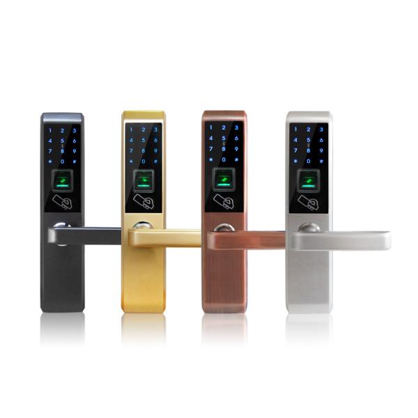WiFi Zinc Alloy 5V Bluetooth Door Lock With Selectable Handle