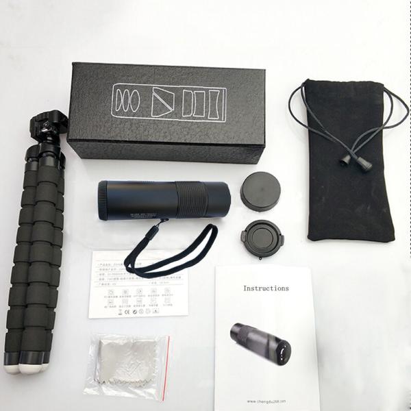 8x33 ED Portable Monocular Cell Phone Telescope With Clip And Tripod