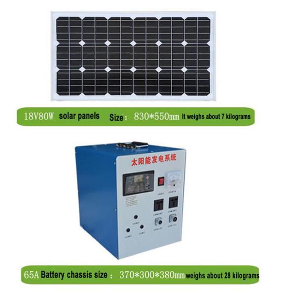 3kw Off Grid Solar Power System MPPT 200AH 5A Polycrystalline Silicon With Battery