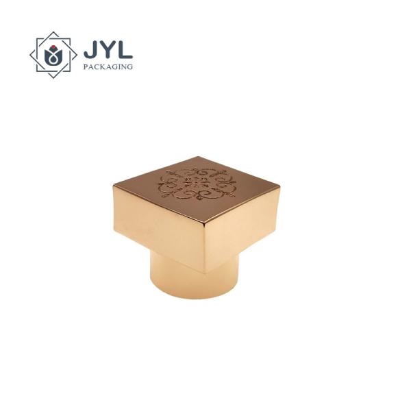 Square Perfume Bottle Lid With Engraving Logo On Top For Luxury Niche Perfume Brands