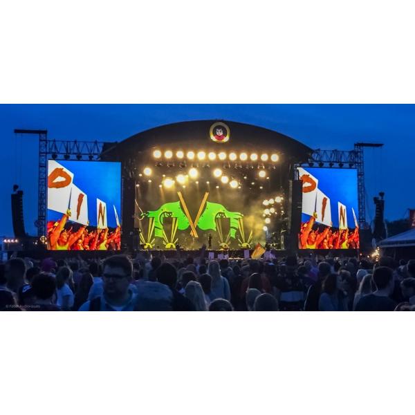 Full Color HD LED Billboard Display , P8 P6 P5 LED Video Panel Wall 6500cd