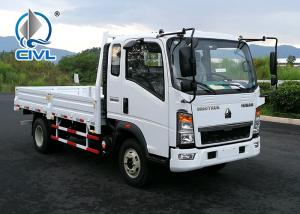 China ZZ1047F3315E145 HOWO 4x2 Flat Bed Truck For Machinery Transportation wholesale