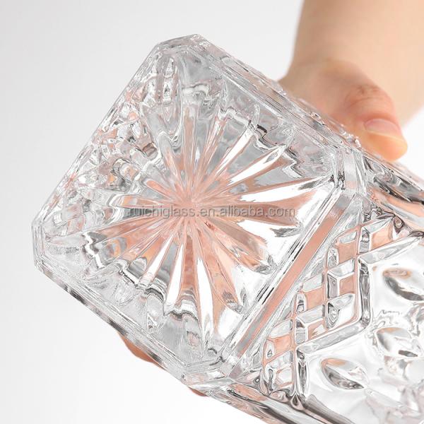 50ml 100ml 500ml 750ml Glass Liquor Bottle for Gin Vodka Whiskey Sealing Type Customize