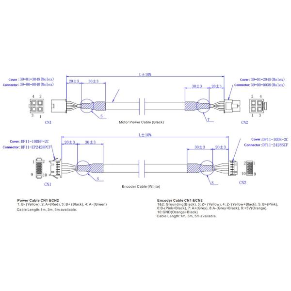 Hybrid Closed Loop Stepper Motor Nema 23 2 Phase Step Servo Motor With Brake