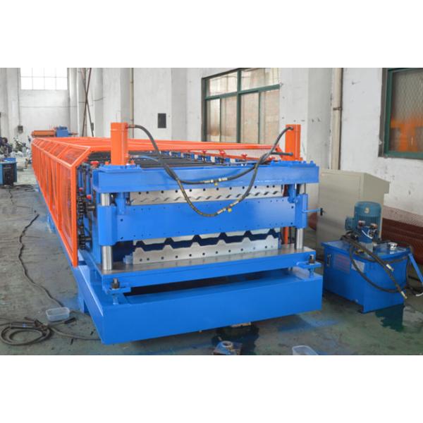 Roof And Wall Panel Double Layer Roll Forming Machine Auto With 18 Stations