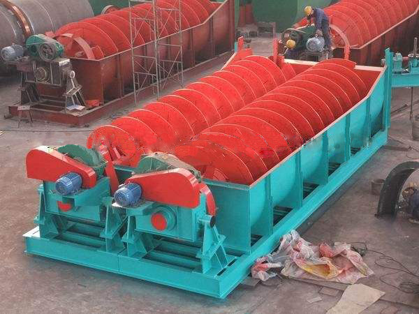 0.83-0.15mm High Weir Spiral Classifier For Mining Processing